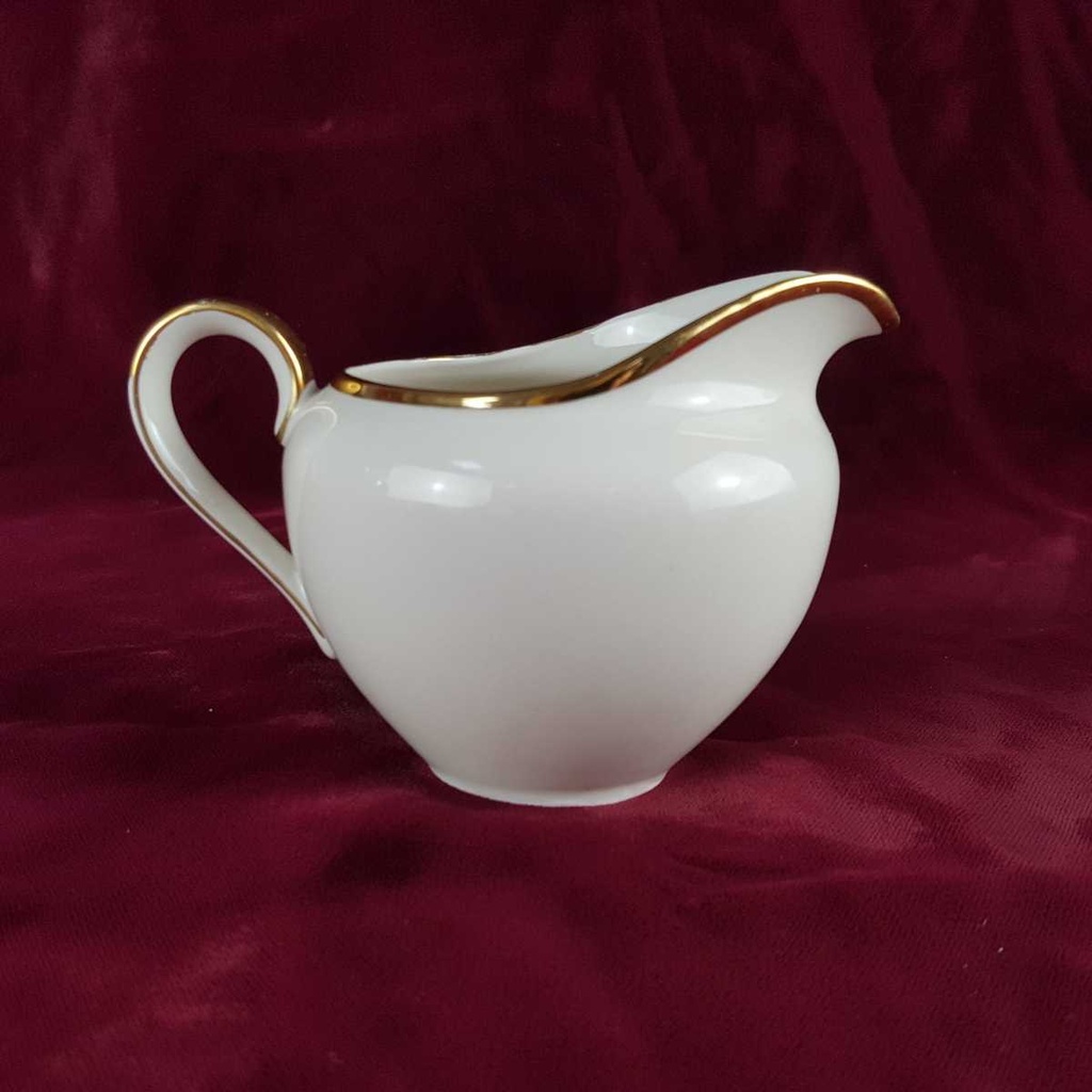 [458142330] Milchkännchen Goldrand 0,25 L Seltmann Weiden Vohenstrauß Form 1983 gebraucht - gut Bild 3