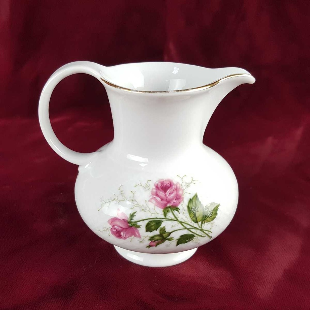 [458142335] Milchkännchen 0,15 L Seltmann Weiden Annabell rosa Rose gebraucht - gut Bild 3