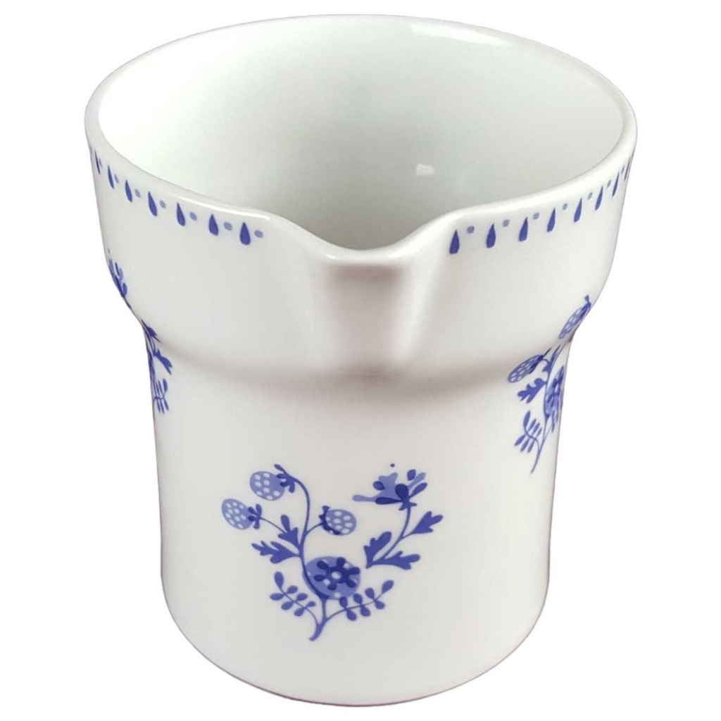 [458142338] Milchkännchen 0,1 L Melitta Blau Dekor Weiß gebraucht - gut Bild 2