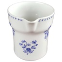 [458142338] Milchkännchen 0,1 L Melitta Blau Dekor Weiß gebraucht - gut Bild 2