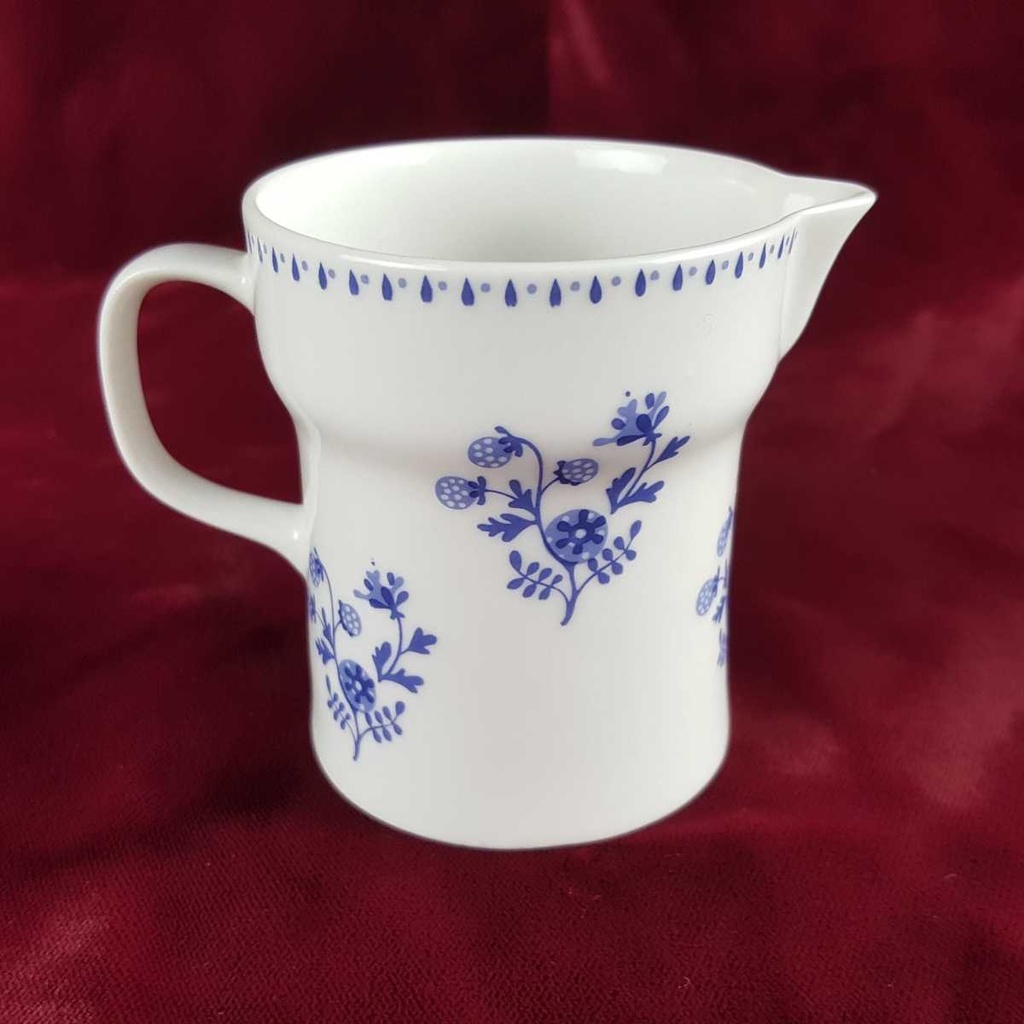 [458142338] Milchkännchen 0,1 L Melitta Blau Dekor Weiß gebraucht - gut Bild 3