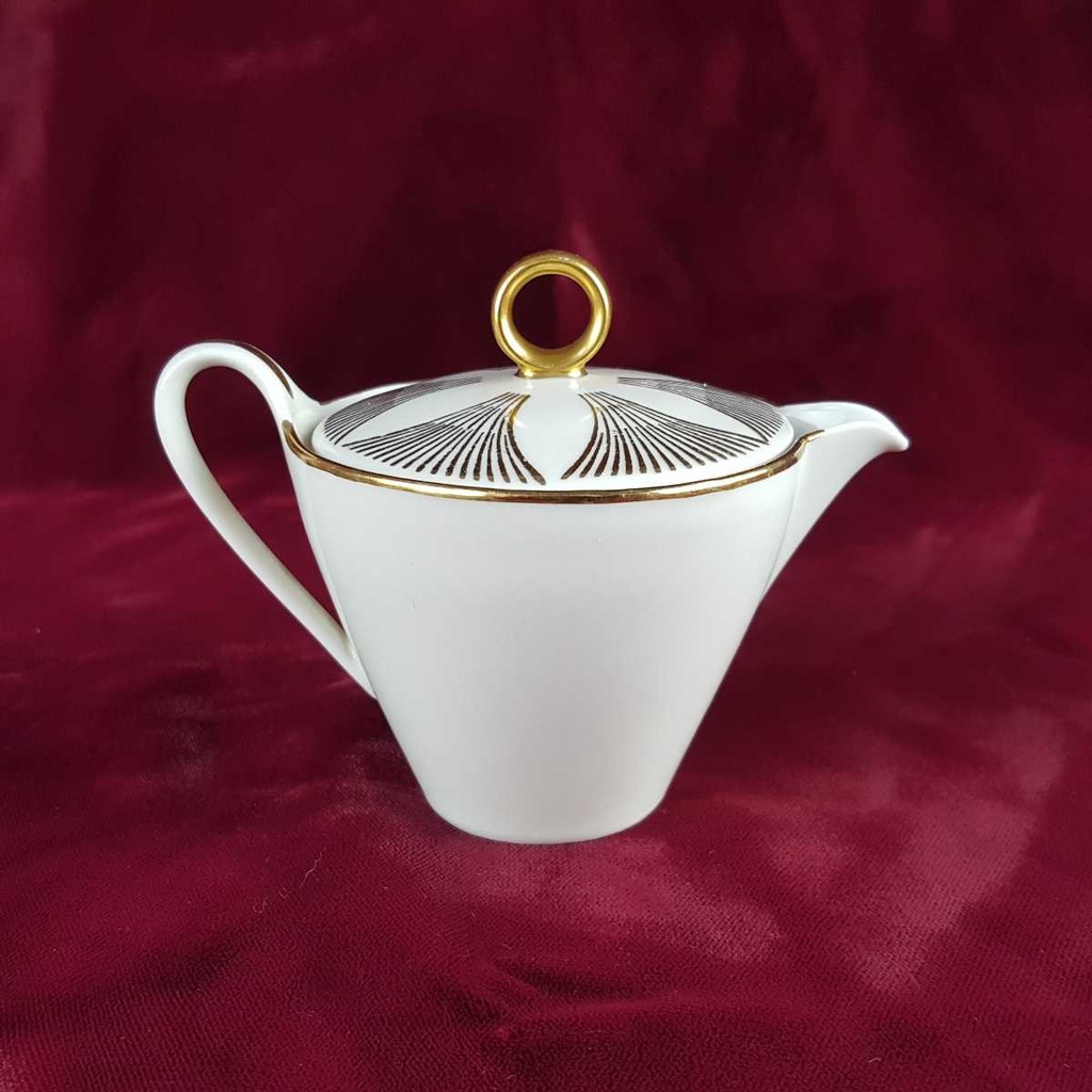 [458142342] Milchkännchen Golddekor 0,1 L Bareuther Elfenbein Bavaria gebraucht - gut Bild 3