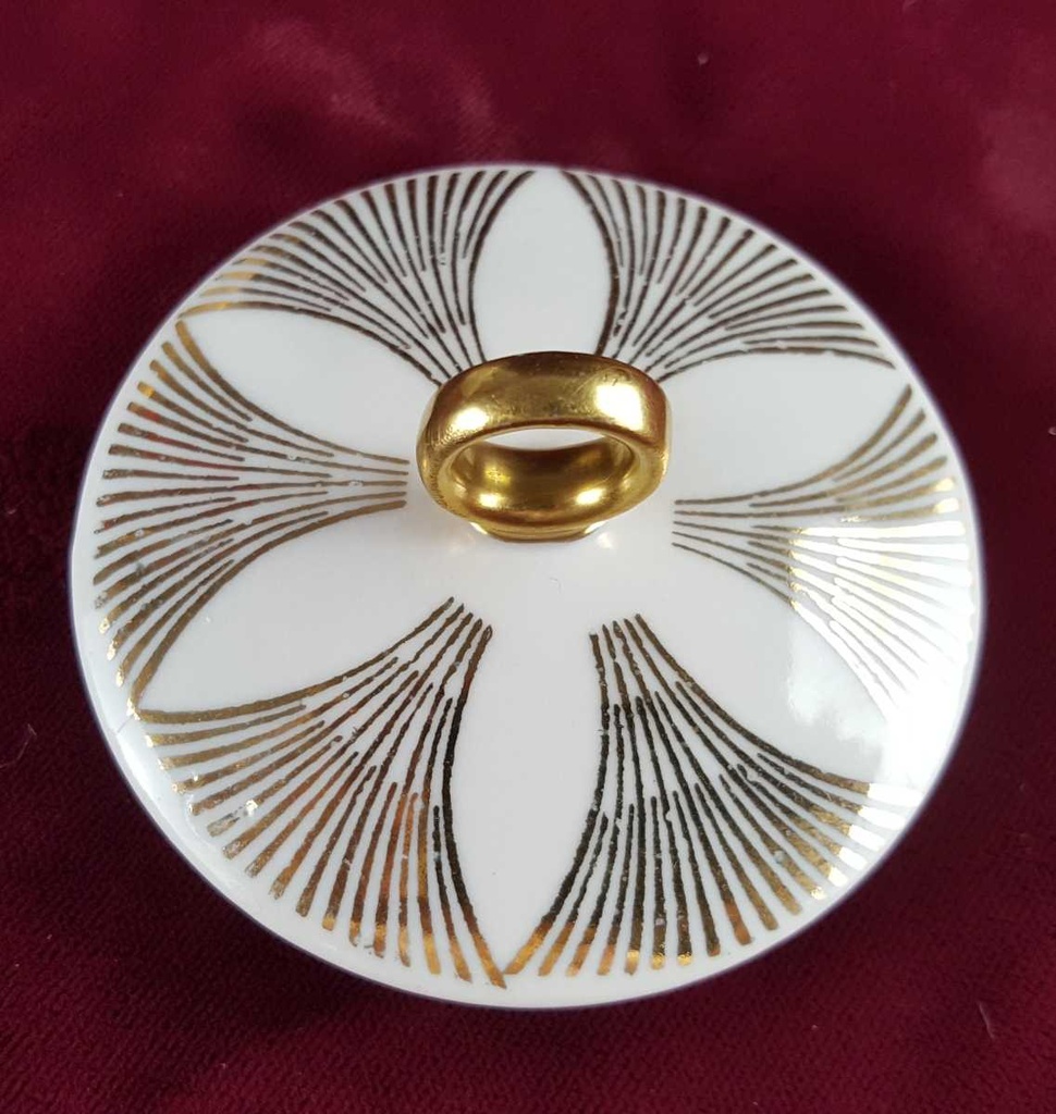[458142342] Milchkännchen Golddekor 0,1 L Bareuther Elfenbein Bavaria gebraucht - gut Bild 6