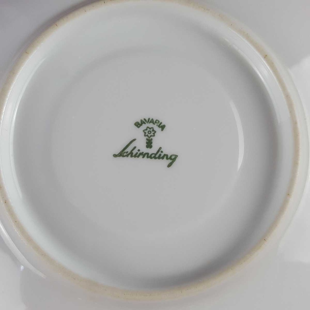 [458142357] Untertasse für Kaffee 15 cm Schirnding Bavaria mehrfarbig gebraucht - akzeptabel Bild 4