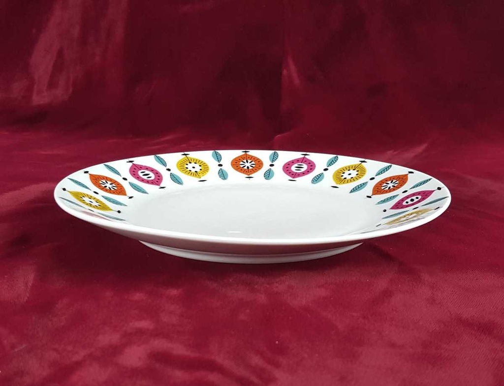 [458142358] Kuchenteller Dessertteller 19,4 cm Schirnding Bavaria mehrfarbig gebraucht - akzeptabel Bild 3
