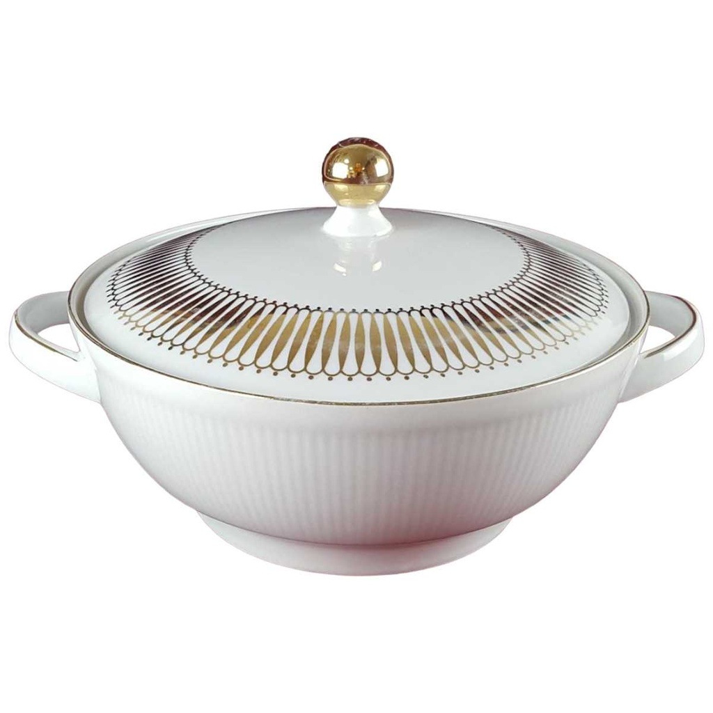 [458142361] Schüssel Servierschüssel Goldrand 1,4 L Winterling Röslau gebraucht - gut Bild 2