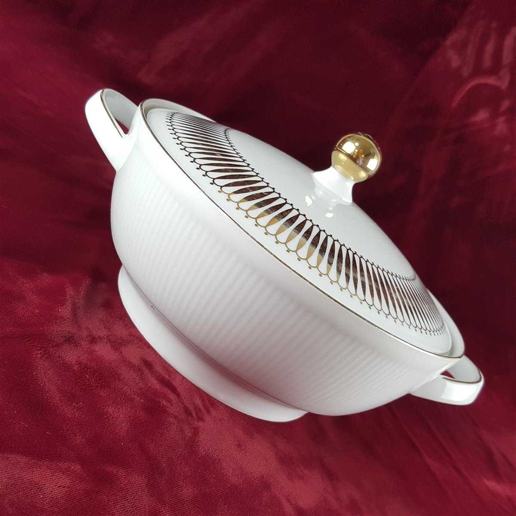 [458142361] Schüssel Servierschüssel Goldrand 1,4 L Winterling Röslau gebraucht - gut Bild 3