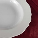 [458142362] Suppenteller 23,2 cm Hutschenreuther Maria Theresia Weiß gebraucht - akzeptabel Bild 3