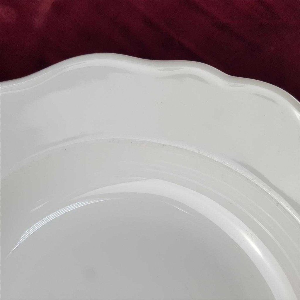 [458142362] Suppenteller 23,2 cm Hutschenreuther Maria Theresia Weiß gebraucht - akzeptabel Bild 4