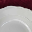 [458142362] Suppenteller 23,2 cm Hutschenreuther Maria Theresia Weiß gebraucht - akzeptabel Bild 4