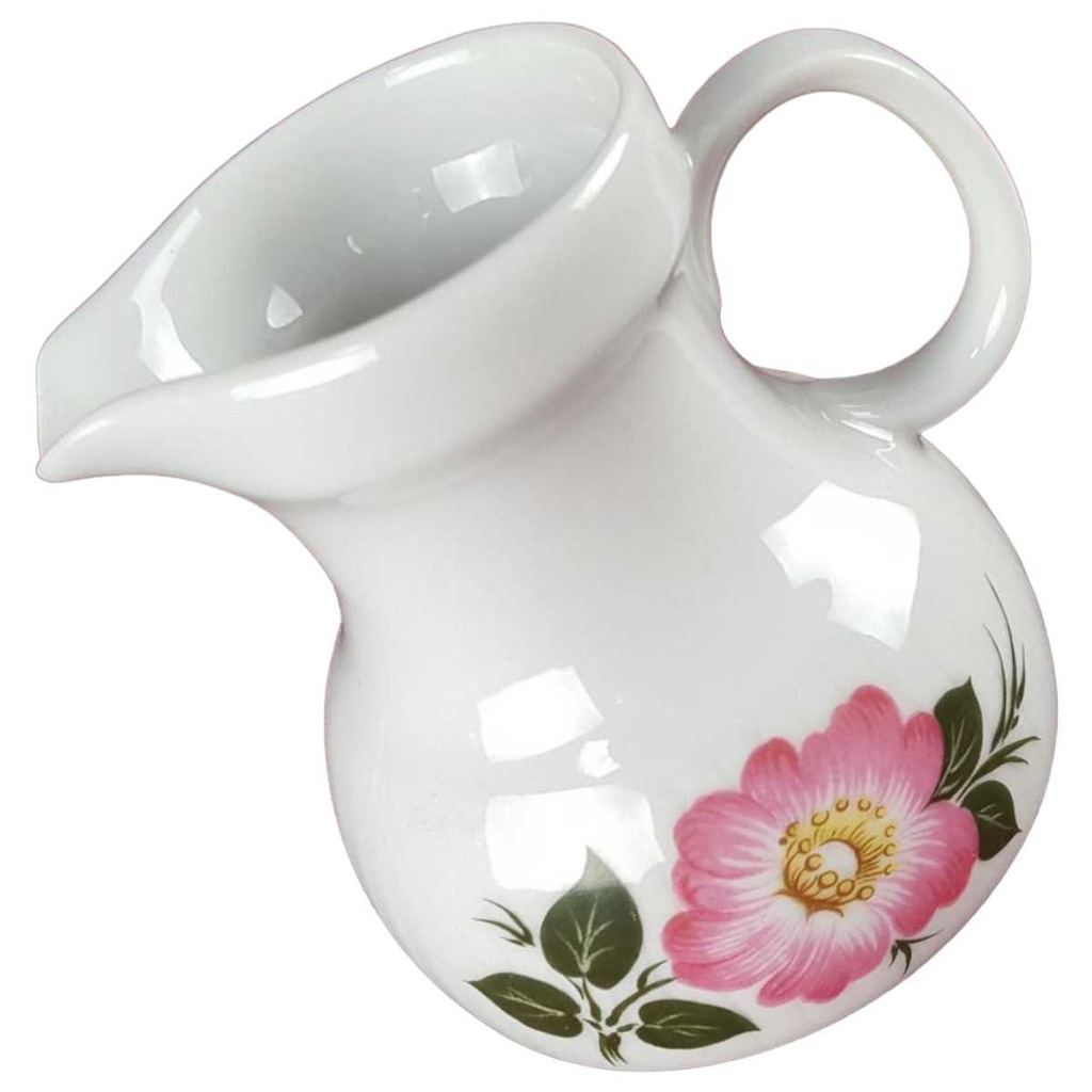 [458142368] Milchkännchen 0,2 L Winterling Kirchenlamitz Relief Blumendekor Blumen gebraucht - sehr gut Bild 2