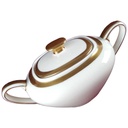 [458142373] Zuckerdose Goldrand Eschenbach 6 mm Elfenbein Beige gebraucht - sehr gut Bild 2