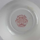 [458142375] Schüssel Servierschüssel 23 cm British Anchor Hocking Memory Lane Rot gebraucht - sehr gut Bild 4