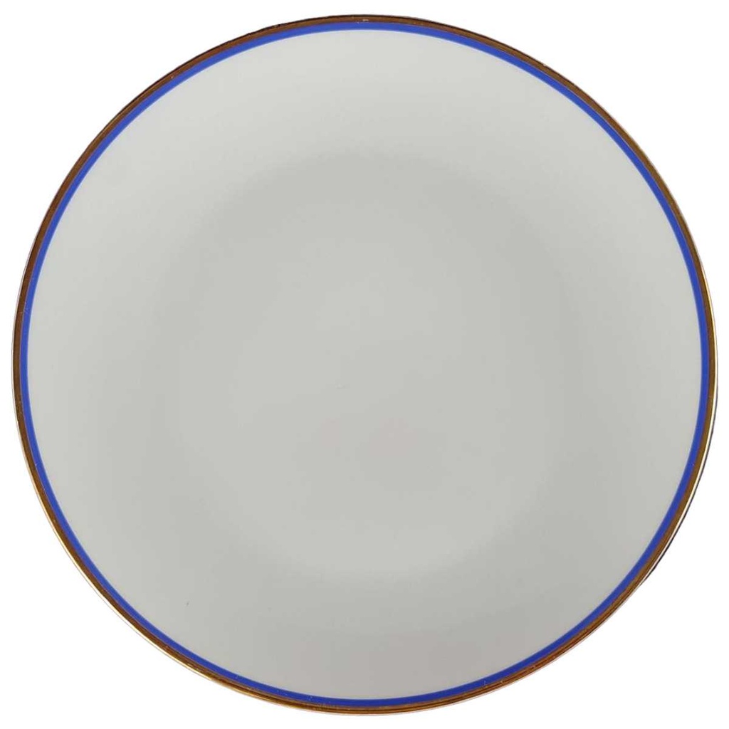 [458142385] Kuchenteller Dessertteller 19,1 cm Arzberg Rand Blau Gold gebraucht - gut Bild 2