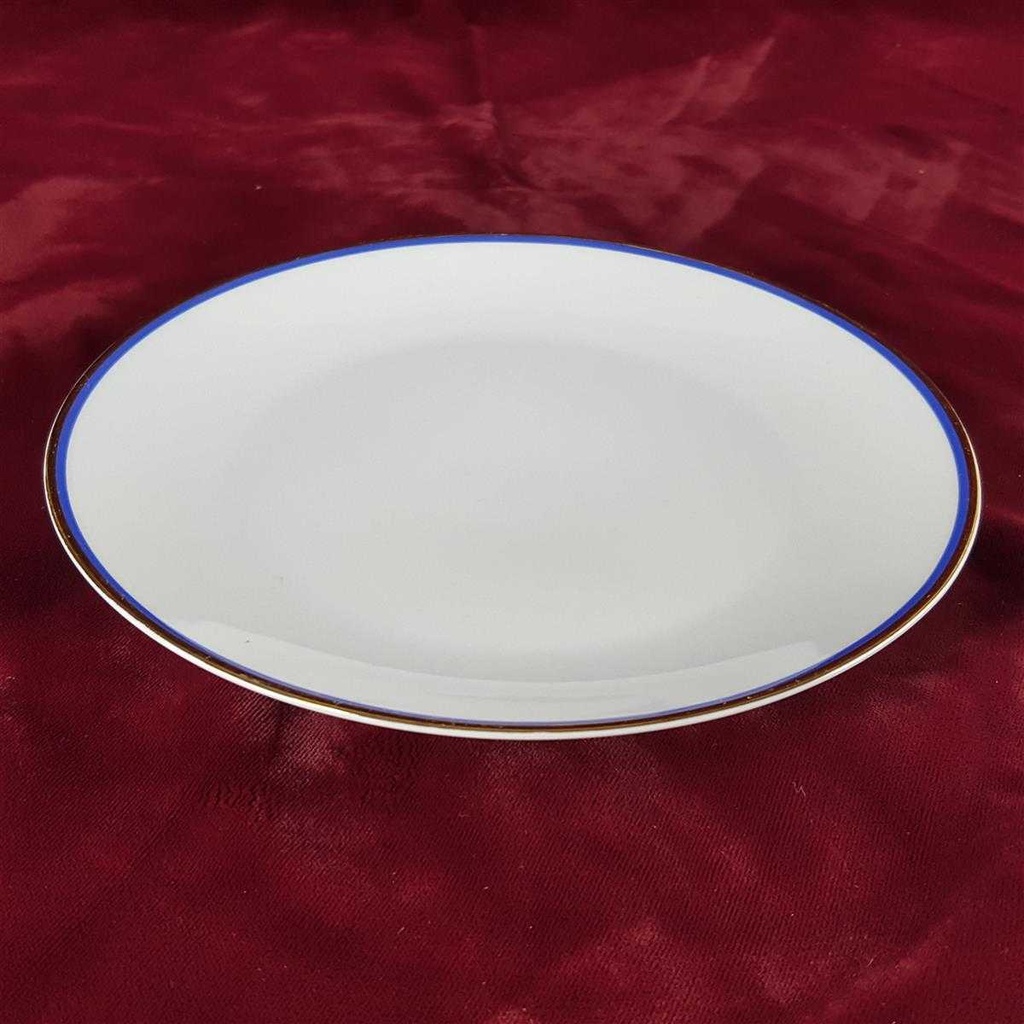 [458142385] Kuchenteller Dessertteller 19,1 cm Arzberg Rand Blau Gold gebraucht - gut Bild 4