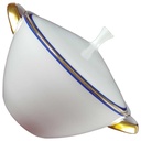 [458142387] Schüssel Servierschüssel 1,5 L Arzberg Rand Blau Gold gebraucht - sehr gut Bild 2