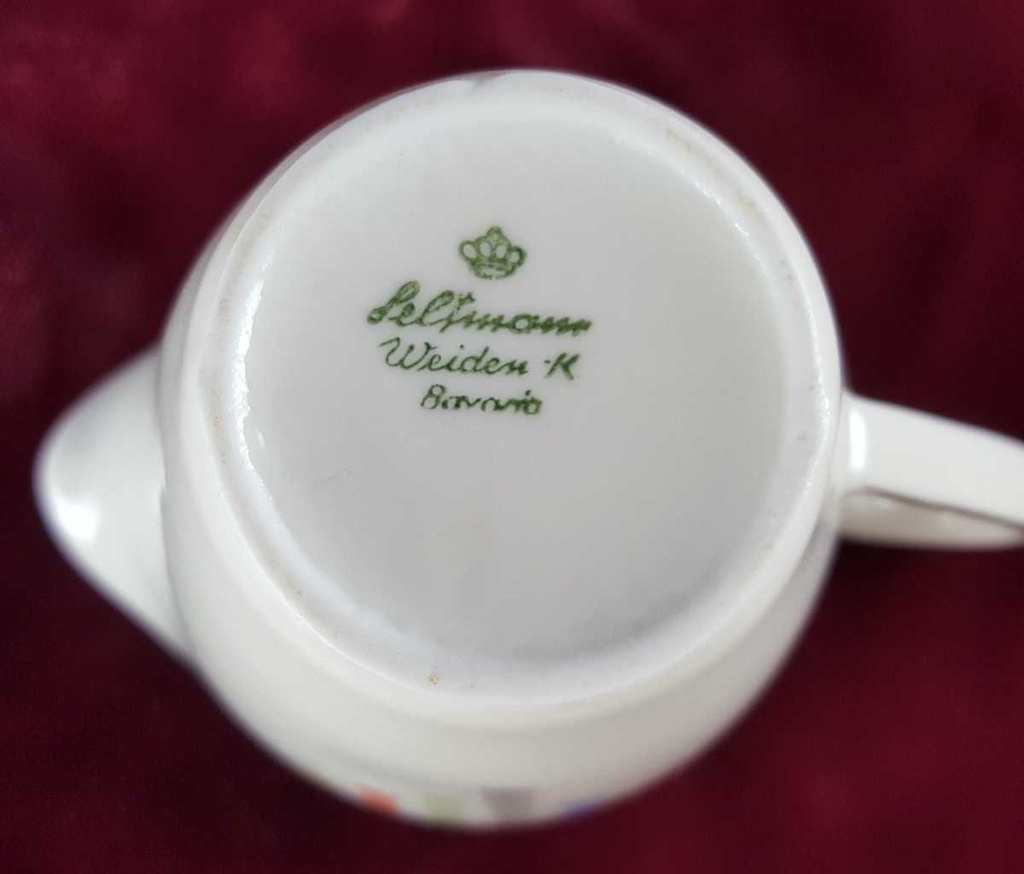 [458142394] Milchkännchen 0,075 L Seltmann Weiden mehrfarbig Dekor gebraucht - gut Bild 5