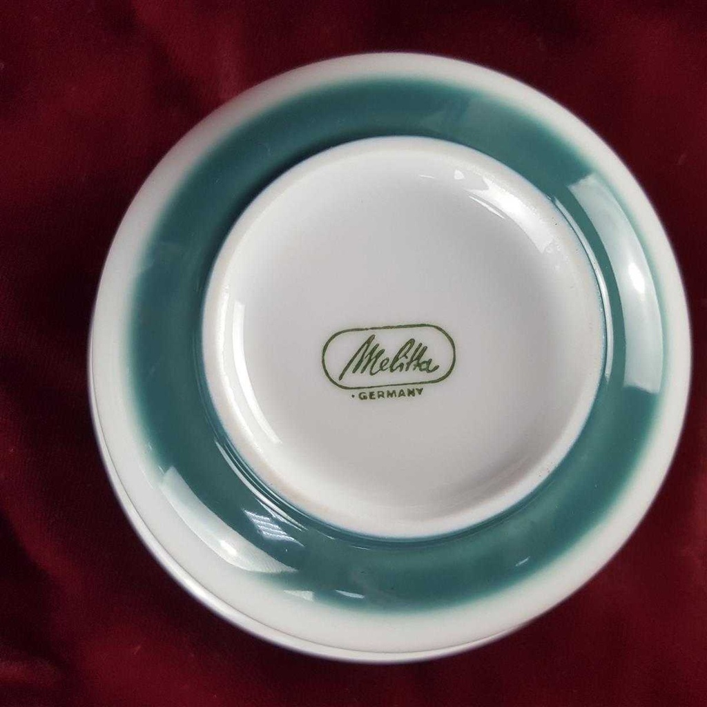 [458142397] Zuckerdose Melitta Berlin Pastellgrün gebraucht - sehr gut Bild 4