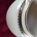[458142398] Milchkännchen Seltmann Weiden Form 30007 schwarz gold Dekor gebraucht - gut Bild 5