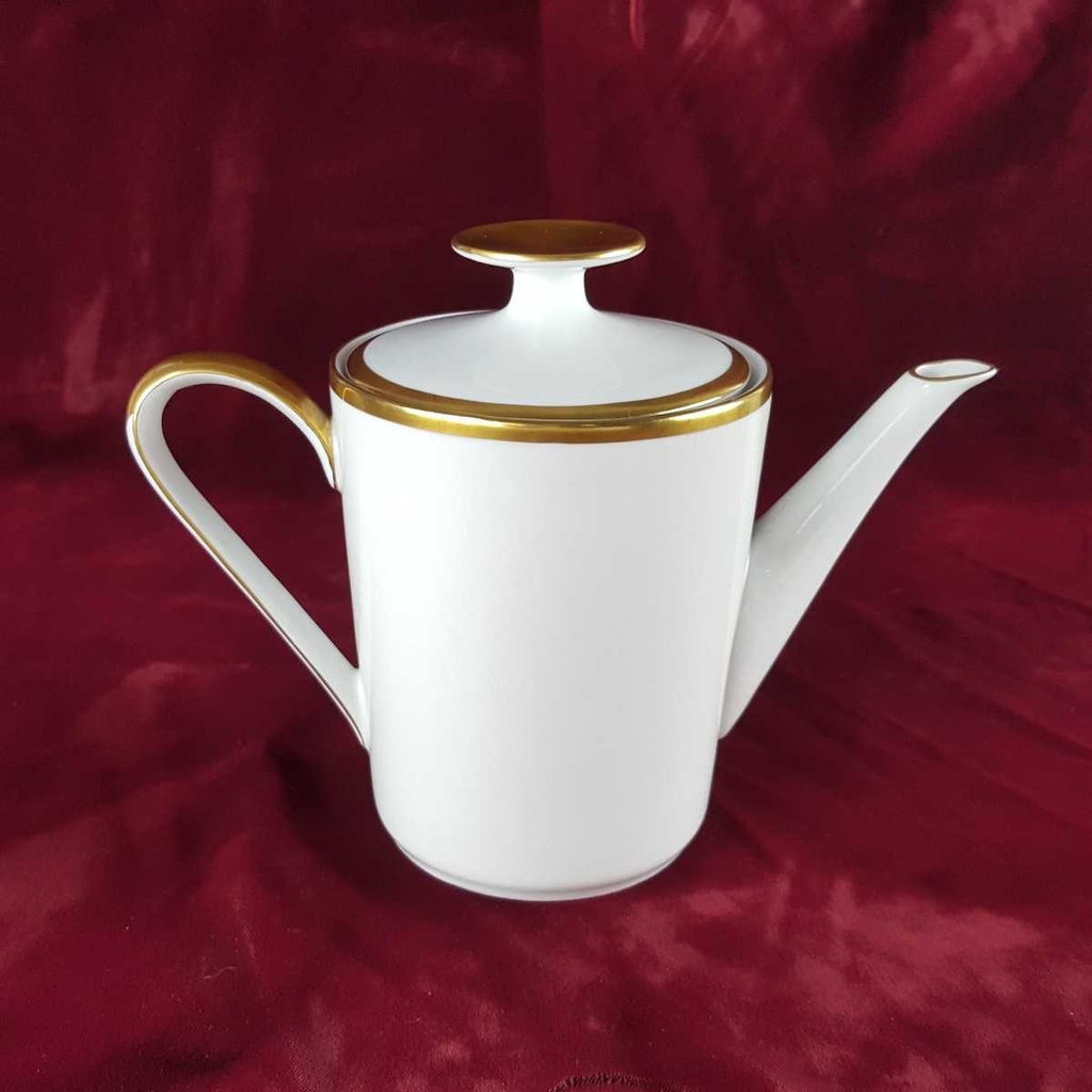 [458142404] Kaffeekanne Goldrand 1 L Eschenbach Alte Formen W5979 Weiß gebraucht - gut Bild 4