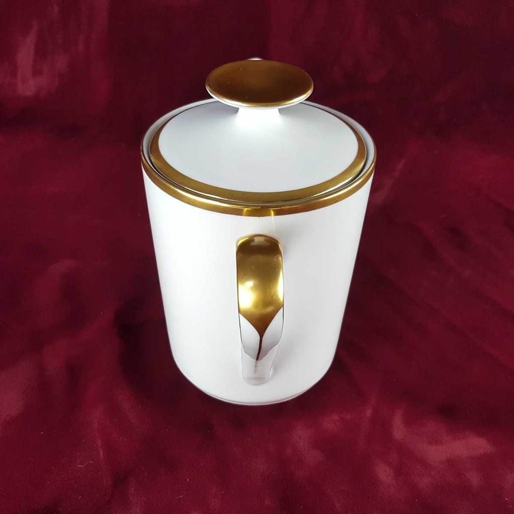 [458142404] Kaffeekanne Goldrand 1 L Eschenbach Alte Formen W5979 Weiß gebraucht - gut Bild 5