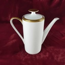 [458142405] Kaffeekanne Goldrand 1,25 L Eschenbach Alte Formen W5979 Weiß gebraucht - gut Bild 3