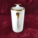 [458142405] Kaffeekanne Goldrand 1,25 L Eschenbach Alte Formen W5979 Weiß gebraucht - gut Bild 4