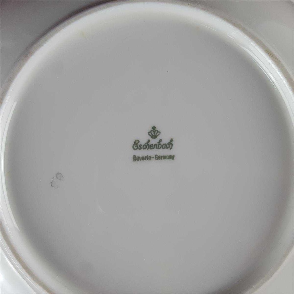 [458142408] Schüssel Servierschüssel Goldrand 22,5 cm Eschenbach Rita W308 gebraucht - sehr gut Bild 4