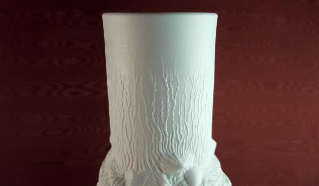 [45814241] Blumenvase Muschelvase 21,2 cm AK Kaiser Porzellan Weiß gebraucht - sehr gut Bild 6