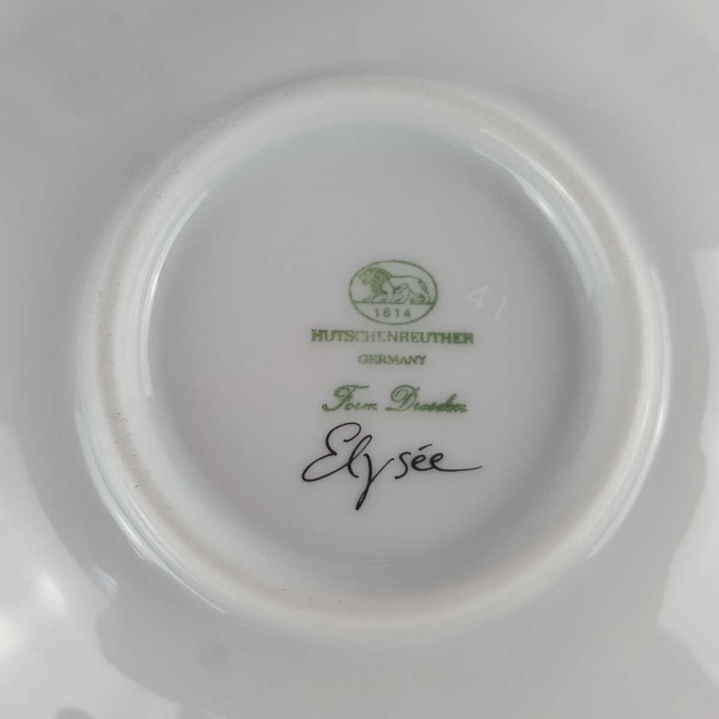 [458142415] Untertasse 13,7 cm Hutschenreuther Dresden Form Dresdner Sonderdekor Sonder Dekor gebraucht - sehr gut Bild 4