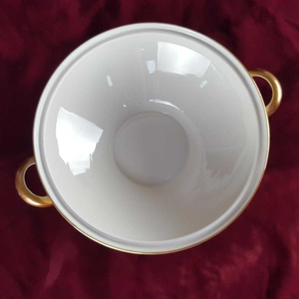 [458142417] Suppenterrine Suppenbecher Goldrand ohne Deckel 2 L Eschenbach W4049 Elfenbein Beige gebraucht - gut Bild 3