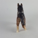 [458142421] Porzellan Figur Skulptur Schäferhund Hund braun Bild 4