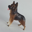 [458142421] Porzellan Figur Skulptur Schäferhund Hund braun Bild 5