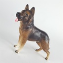 [458142421] Porzellan Figur Skulptur Schäferhund Hund braun Bild 6
