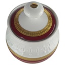 [458142426] Zuckerdose Golddekor Mitterteich Form 950 rotes Band gebraucht - sehr gut Bild 2