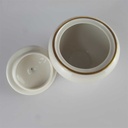 [458142429] Zuckerdose Goldrand Eschenbach Elfenbein Beige gebraucht - sehr gut Bild 4