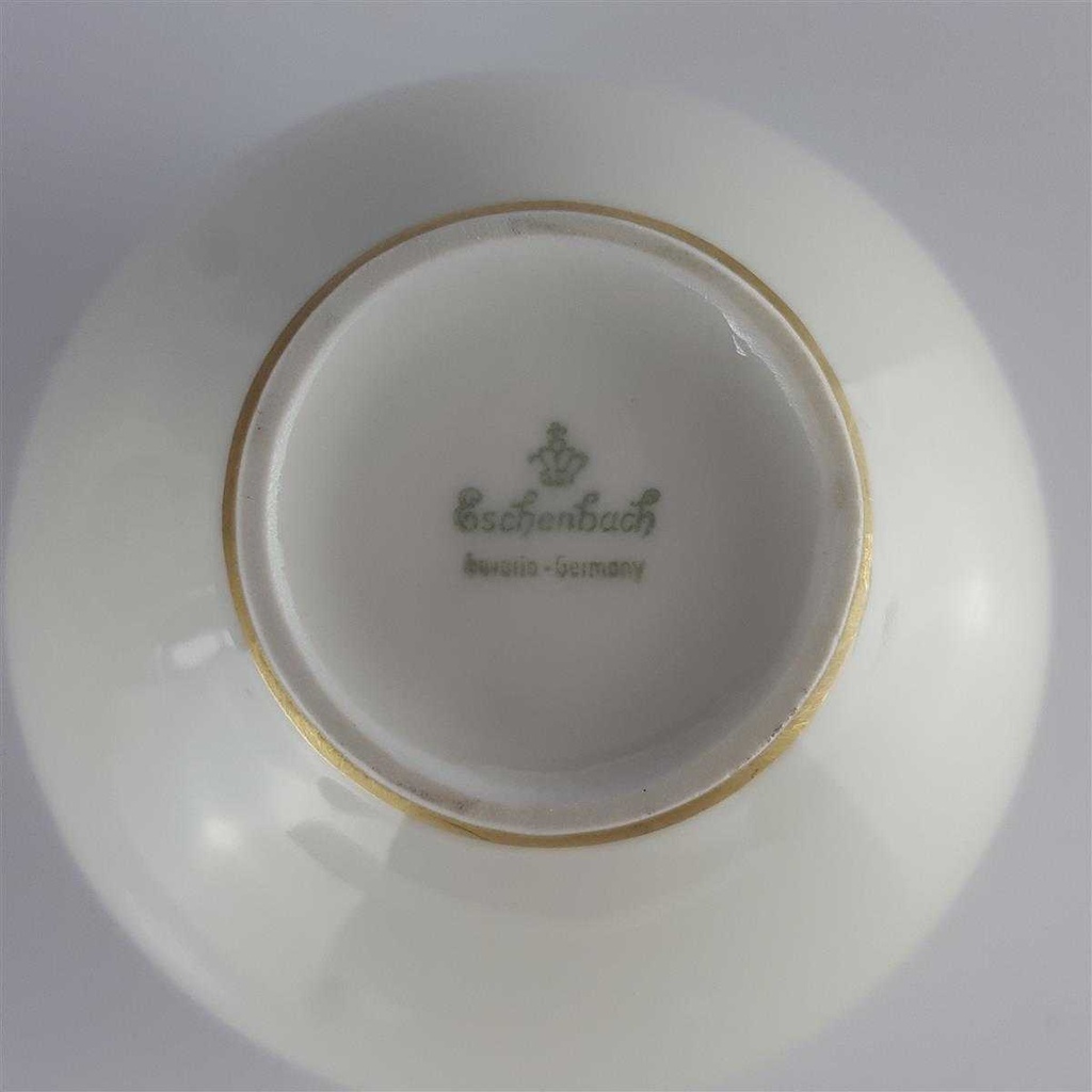 [458142429] Zuckerdose Goldrand Eschenbach Elfenbein Beige gebraucht - sehr gut Bild 5