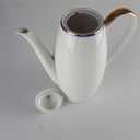 [458142430] Kaffeekanne Kanne 1,35 L Arzberg Rand Blau Gold gebraucht - gut Bild 4