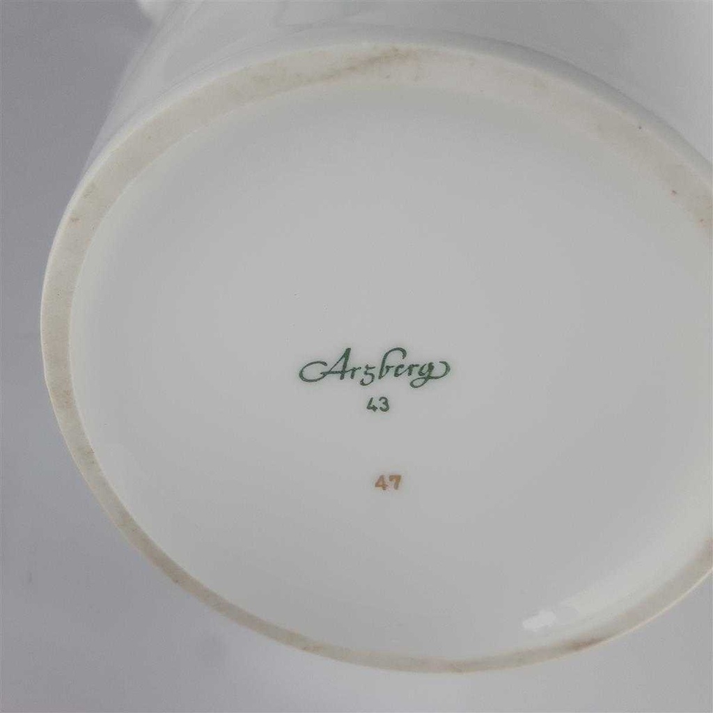 [458142430] Kaffeekanne Kanne 1,35 L Arzberg Rand Blau Gold gebraucht - gut Bild 5