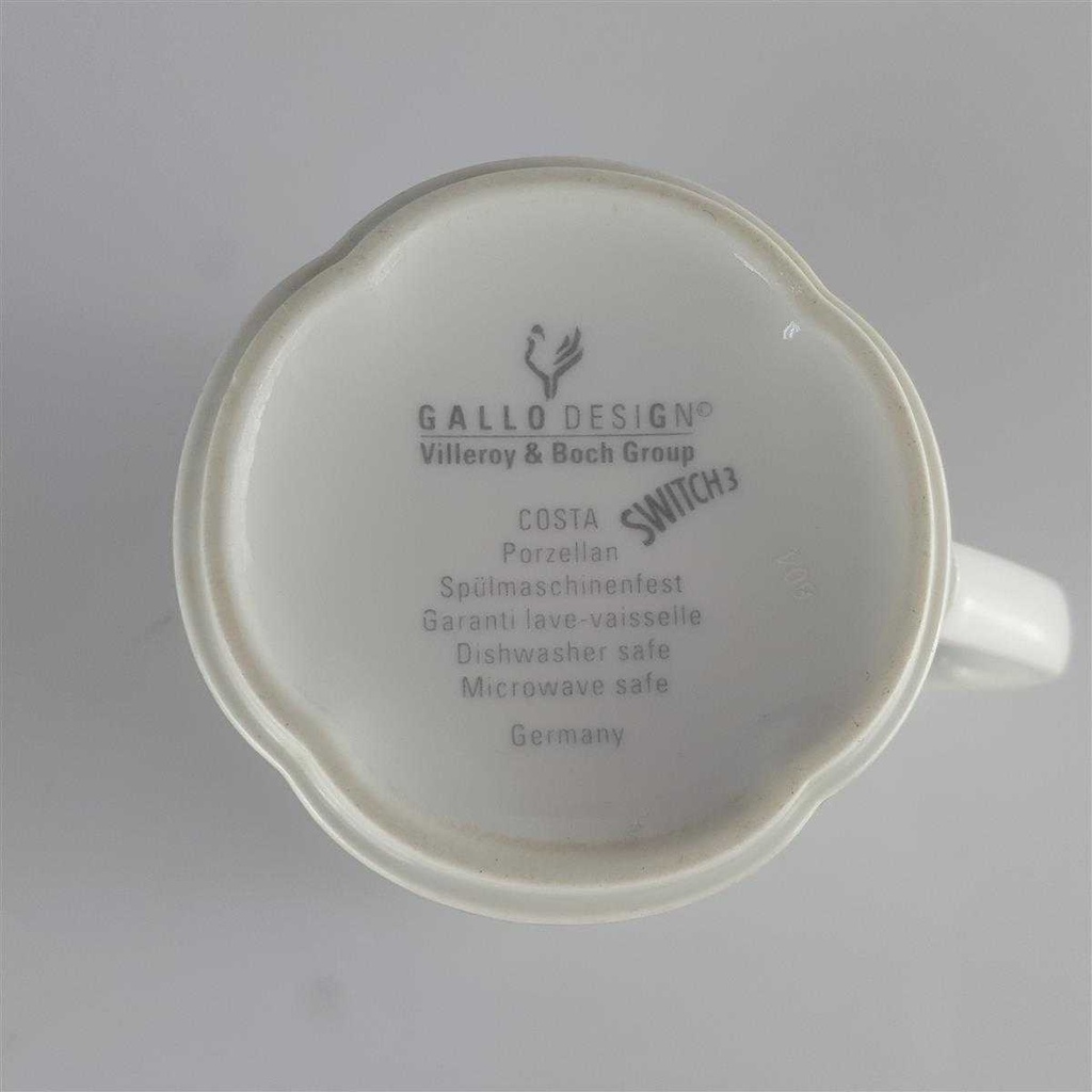 [458142433] Kaffeetasse Kaffeebecher Villeroy & Boch Gallo Switch 3 Costa gebraucht - gut Bild 4