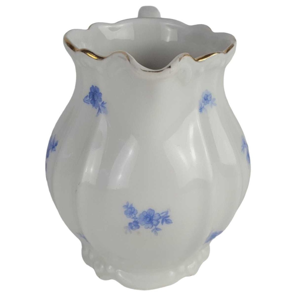 [458142438] Milchkännchen 0,4 L Kronester Bavaria Blaue Blumen gebraucht - gut Bild 2