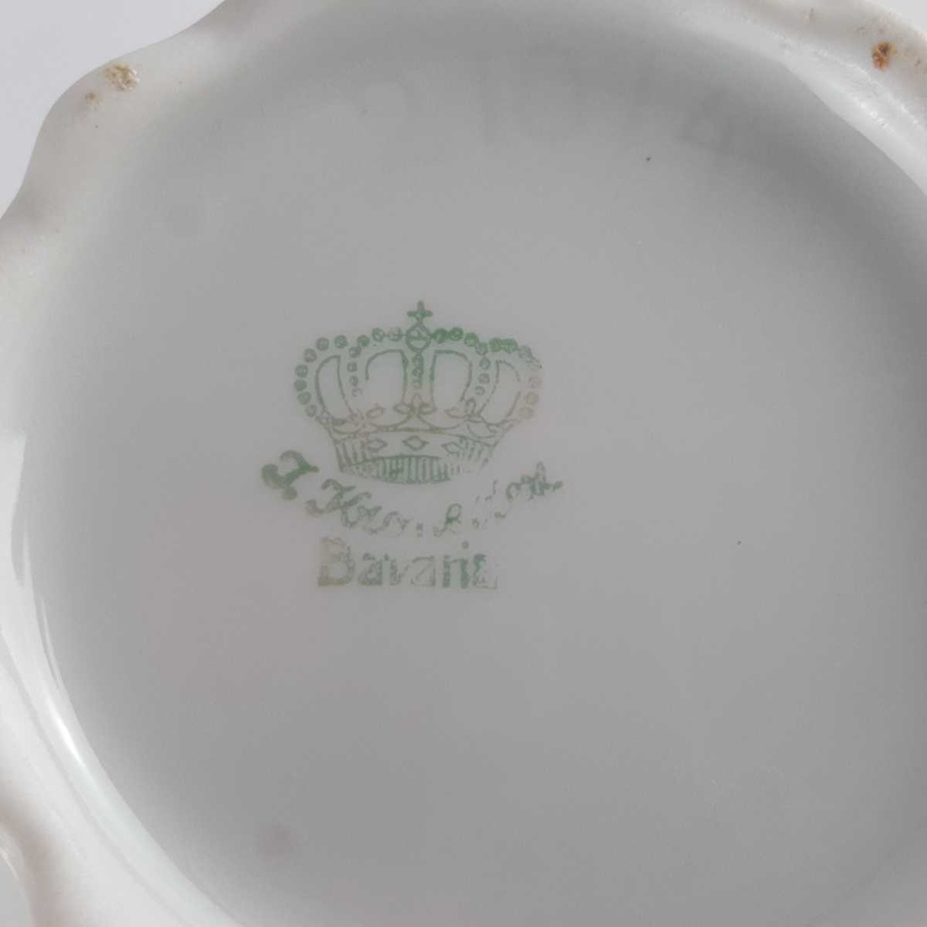 [458142438] Milchkännchen 0,4 L Kronester Bavaria Blaue Blumen gebraucht - gut Bild 6