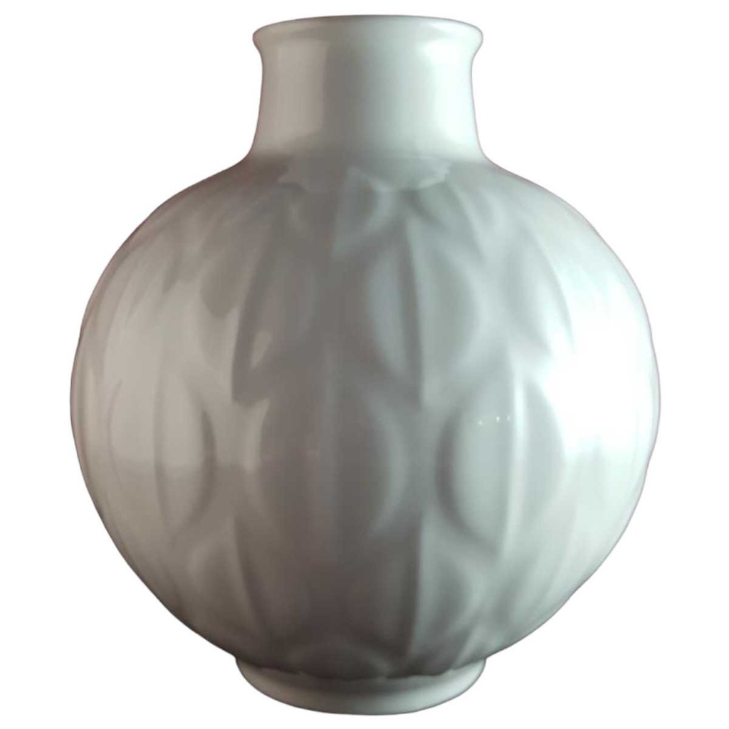 [45814244] Blumenvase 20,5 cm Eschenbach Weiß gebraucht - sehr gut Bild 2
