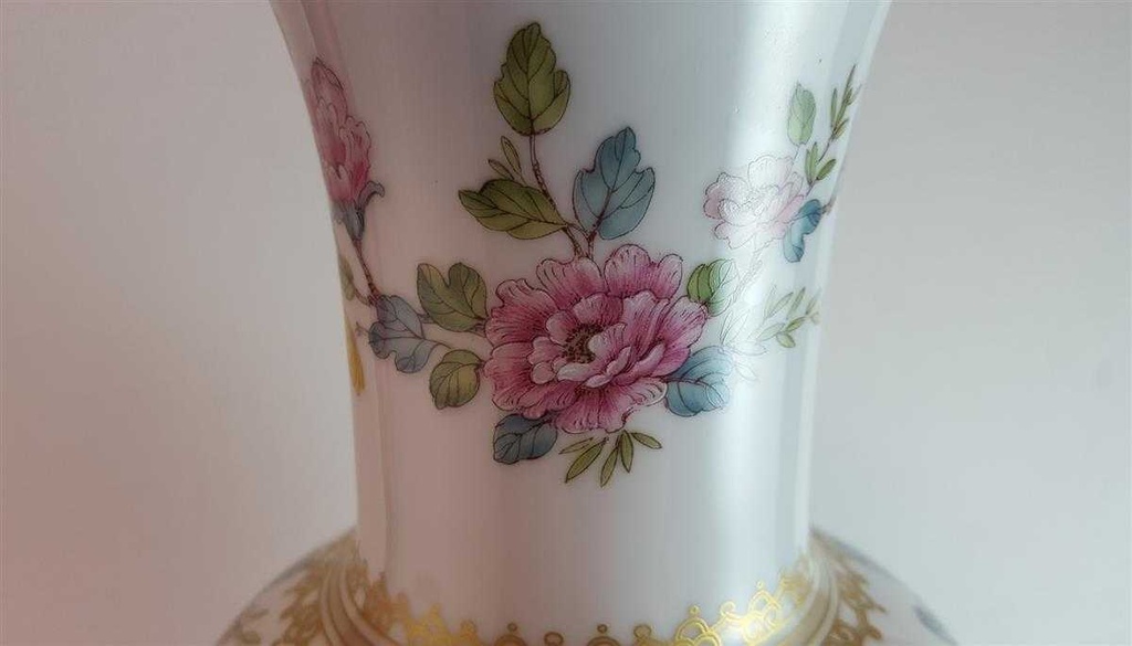 [45814245] Blumenvase 34,6 cm AK Kaiser Porzellan Nagoya gebraucht - sehr gut Bild 7