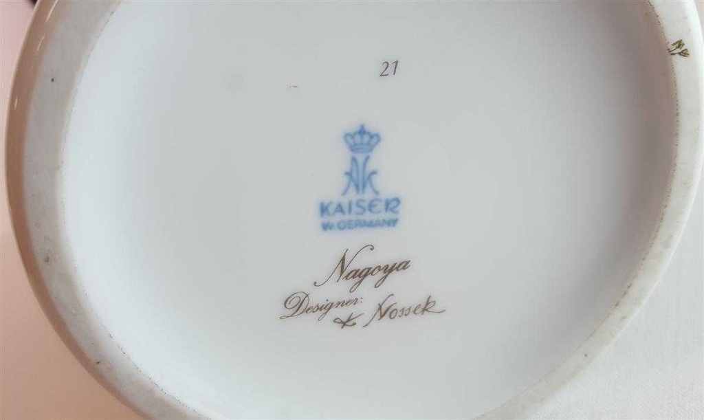 [45814245] Blumenvase 34,6 cm AK Kaiser Porzellan Nagoya gebraucht - sehr gut Bild 9