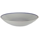 [458142455] Suppenteller 19,7 cm Arzberg Rand Blau Gold gebraucht - akzeptabel Bild 2