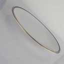 [458142456] Kuchenteller Dessertteller Goldrand 19,8 cm Jaeger & Co Rand Blau Gold gebraucht - gut Bild 3