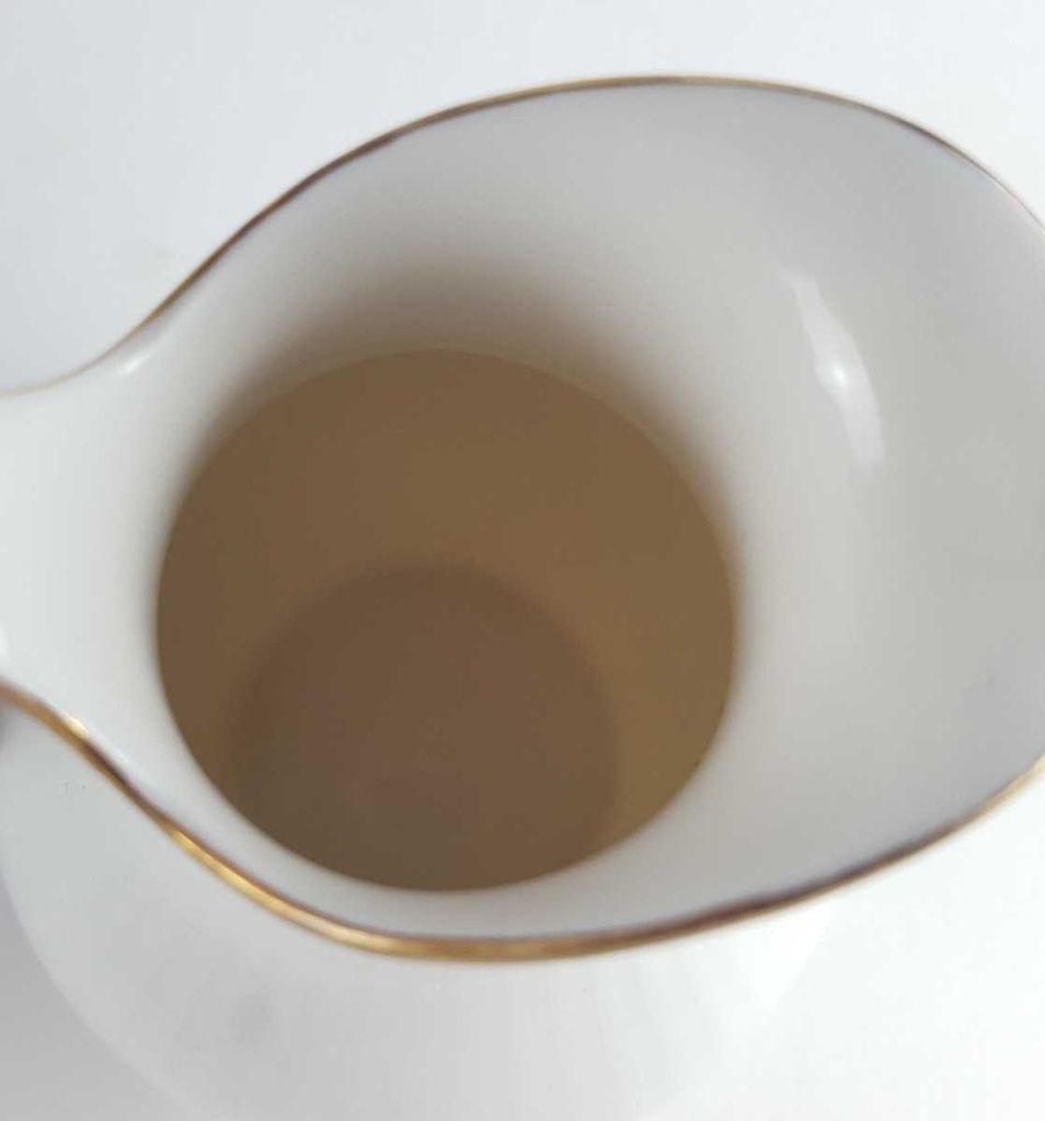 [458142457] Milchkännchen Goldrand 0,1 L Seltmann Weiden Weiß gebraucht - gut Bild 5