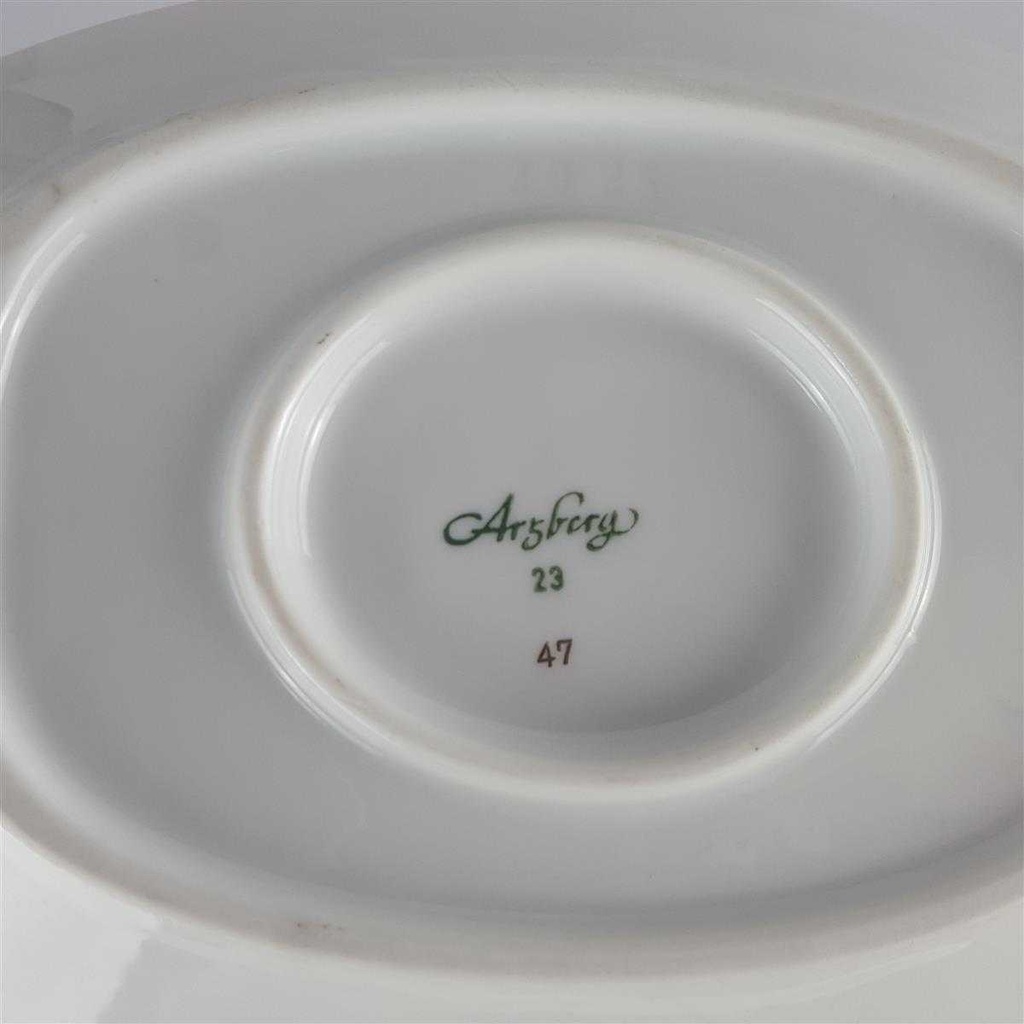 [458142461] Sauciere 0,35 L Arzberg Rand Blau Gold gebraucht - akzeptabel Bild 4