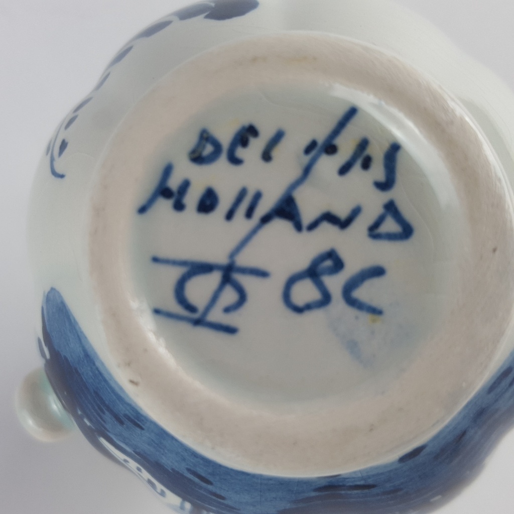 [458142467] Delfts Holland Keramik Milchkännchen H 8,5 cm Bild 6